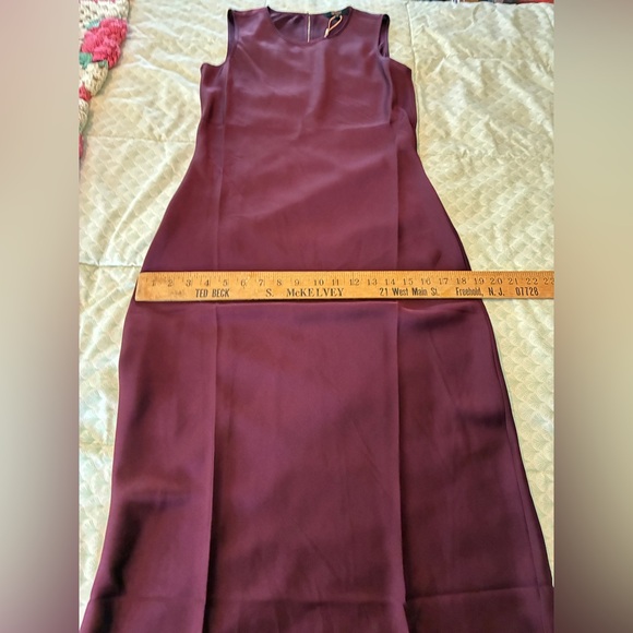 Quince Washable Stretch Silk Tank Midi Dress in Wine Tasting Size XS - Picture 11 of 13